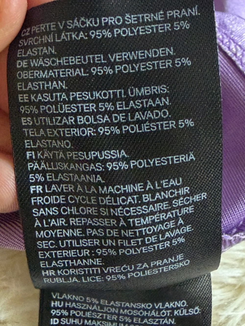H&M Lilac Satin Crop Cami - Picture 7 of 7
